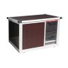 INFRA HEATED Thermo-WOODY dog house "S" insize