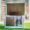 INFRA HEATED Thermo-WOODY dog house "S" insize